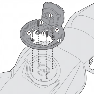 ADAPTADOR TANKLOCK GIVI BF28