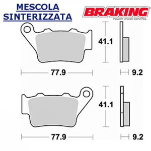 PASTILLA DE FRENO BRAKING 773CM56