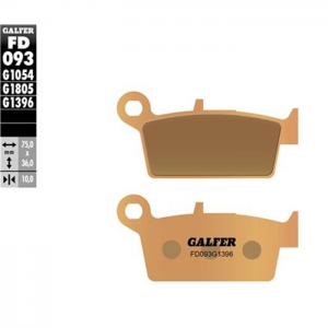 PASTILLAS DE FRENO GALFER FD-093