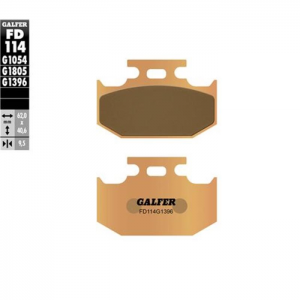 PASTILLAS DE FRENO GALFER FD-114