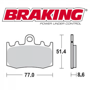 PASTILLA DE FRENO BRAKING P50892.