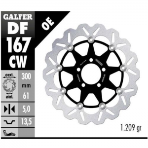 DISCO DE FRENO GALFER DF167CW DELANTERO.