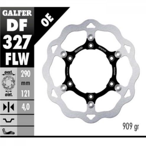 DISCO DE FRENO GALFER DF327FLW DELANTERO FLOTANTE.