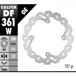 DISCO DE FRENO GALFER DF361W TRASERO.