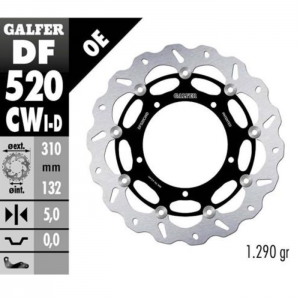 DISCO DE FRENO GALFER DF520CWD-I DELANTERO