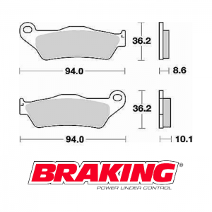 PASTILLA DE FRENO BRAKING 794CM56