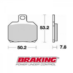 PASTILLA DE FRENO BRAKING 828CM56