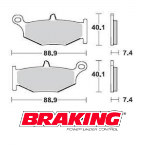 PASTILLA DE FRENO BRAKING 924CM56
